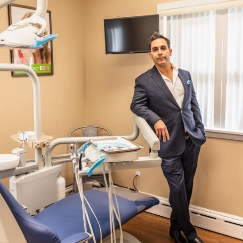 Doctor Vahid in dental treatment room