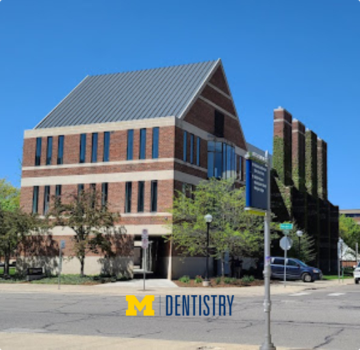 Outside view of dental school building